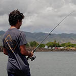 young angler